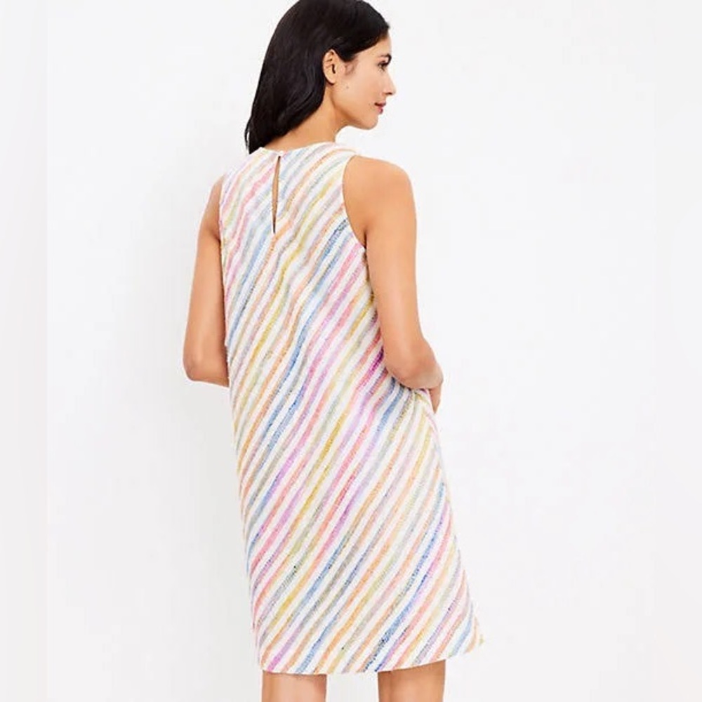 Lou & Grey Rainbow Stripe Swing Dress - Picture 2 of 5
